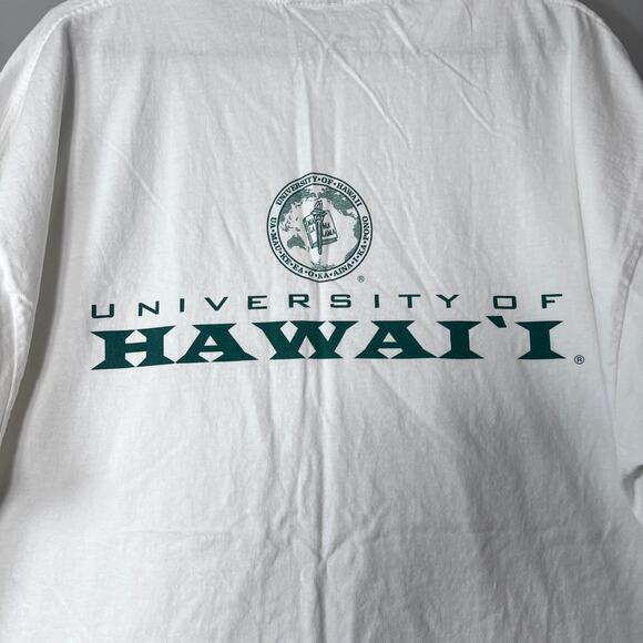 KULANUI Hawaii T-Shirt Men’s XXL White University of Hawaii Seal Graphic Tee - Picture 6 of 10